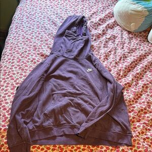 Nike Lavender Pullover Cowl neck Hoodie